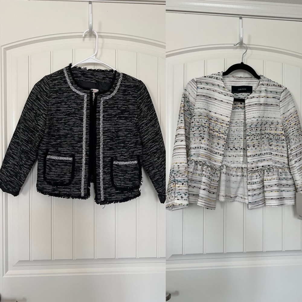 2 cropped blazers jacket